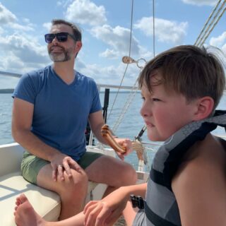 Great day sailing.