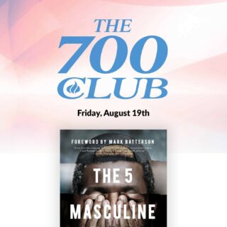 Next Friday, I'll be talking The 5 Masculine Instincts live on The 700 Club with Andrew Knox. Looking forward to it.