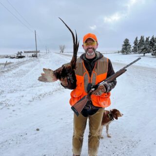 Snow, ice, and minus zero wind chill but we got the job done and had some great dog work. South Dakota pheasant hunting is hard to beat.